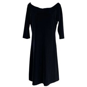 Vintage Hanky Panky Velvet Midi Dress Size Medium Whimsigoth Witchy Fairy Grunge